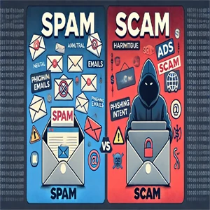 स्कैम और स्पैम: अंतर क्या है?